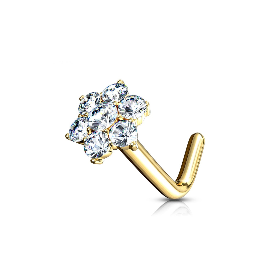 14K Nose Stud