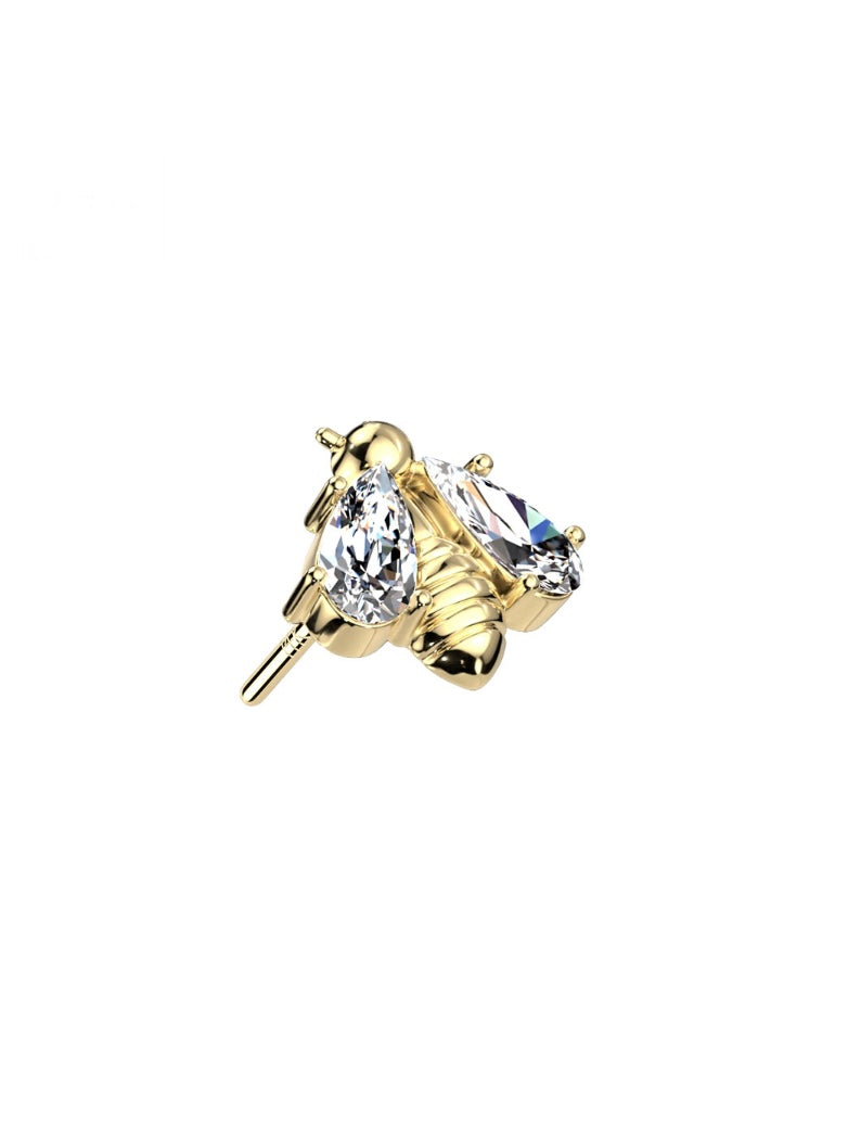 14k Gold Threadless Top