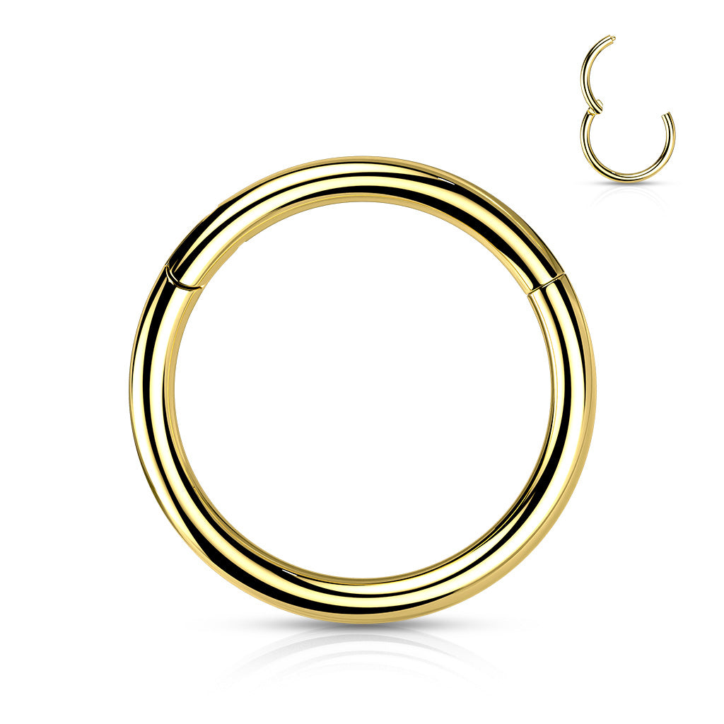Gold Hoop Ring