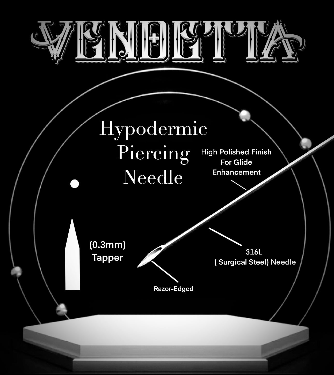Hypodermic Piercing Needles