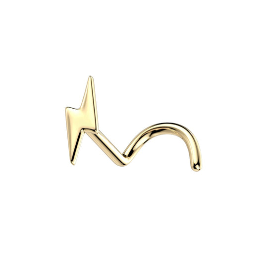 14K Gold Nose Stud